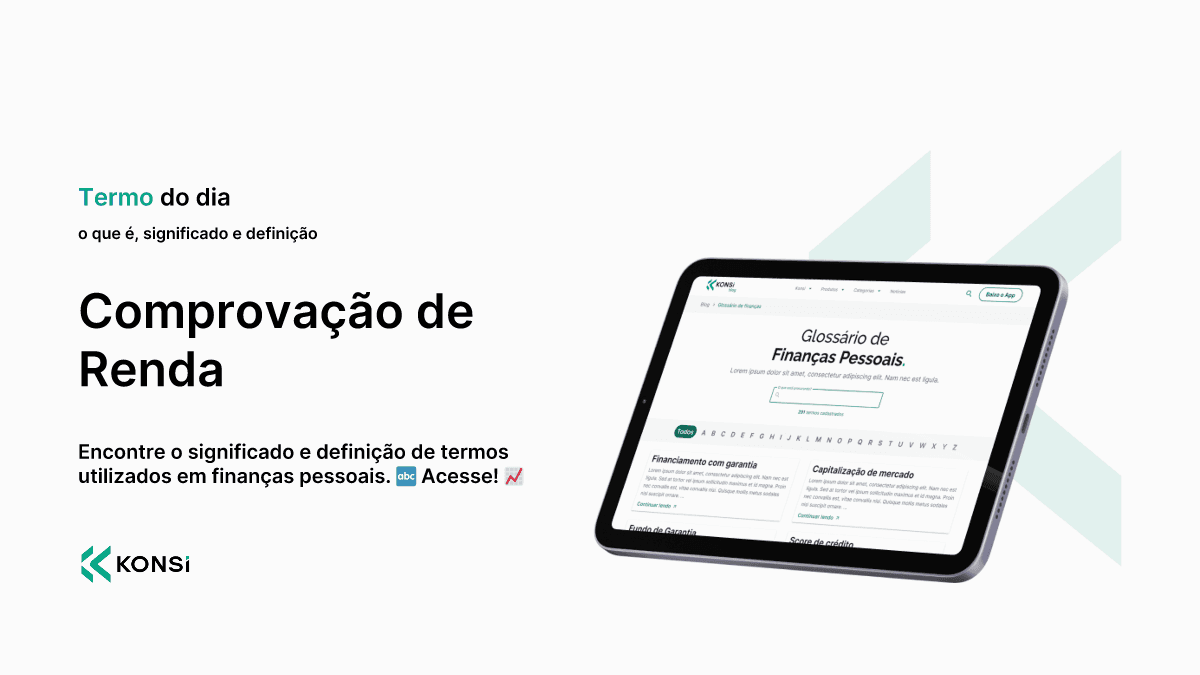 Comprovação de renda