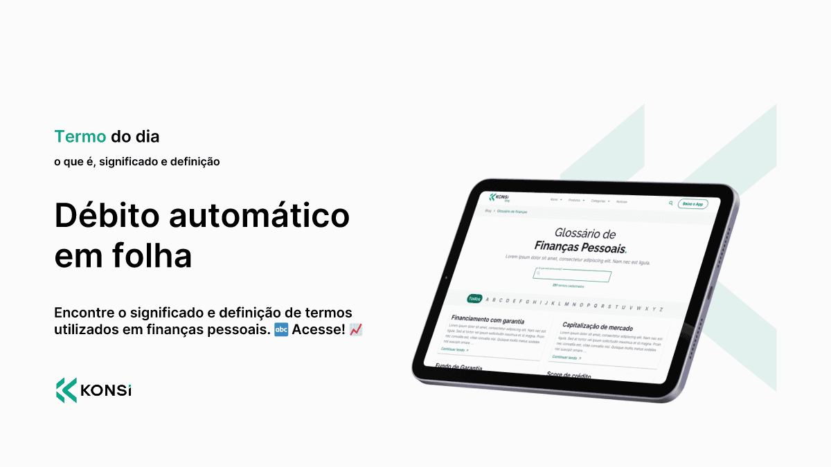 Débito automático em folha