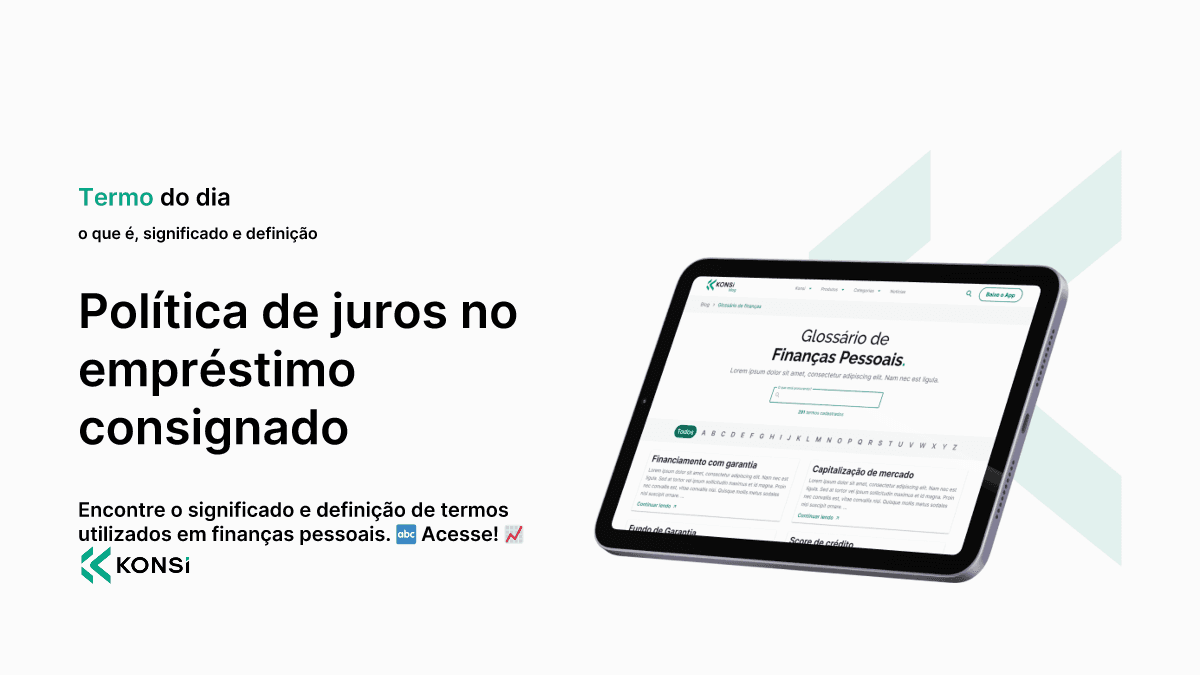 Política de juros no empréstimo consignado