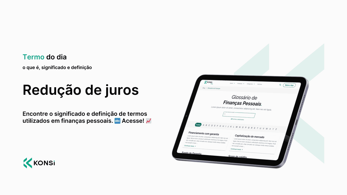 Redução de juros