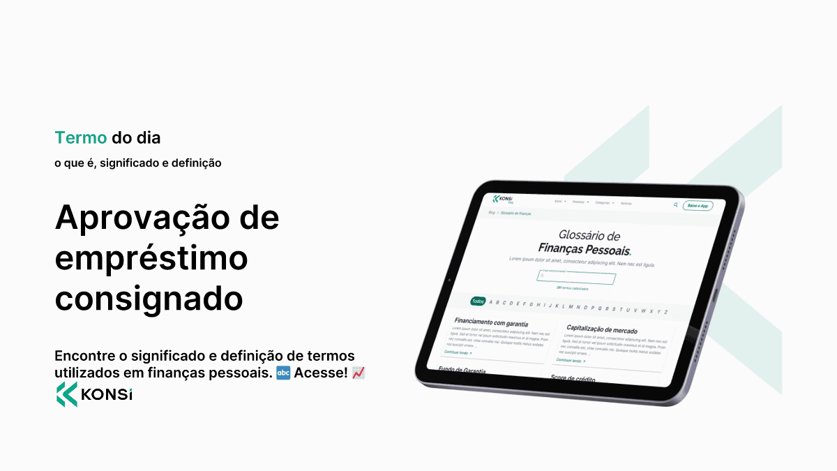 Aprovação de empréstimo consignado