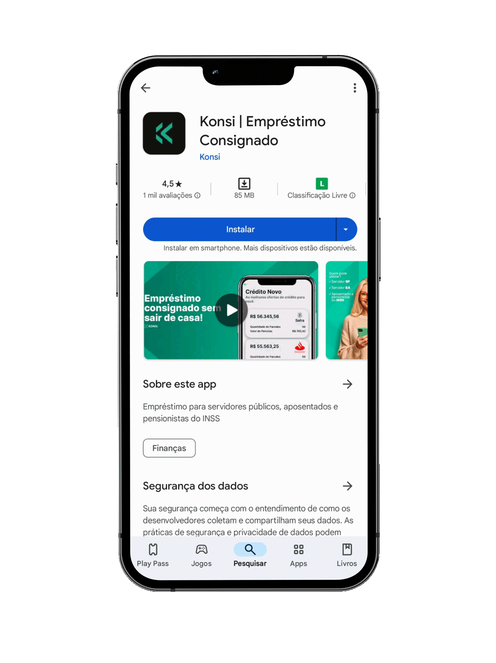 Baixe o App da Konsi